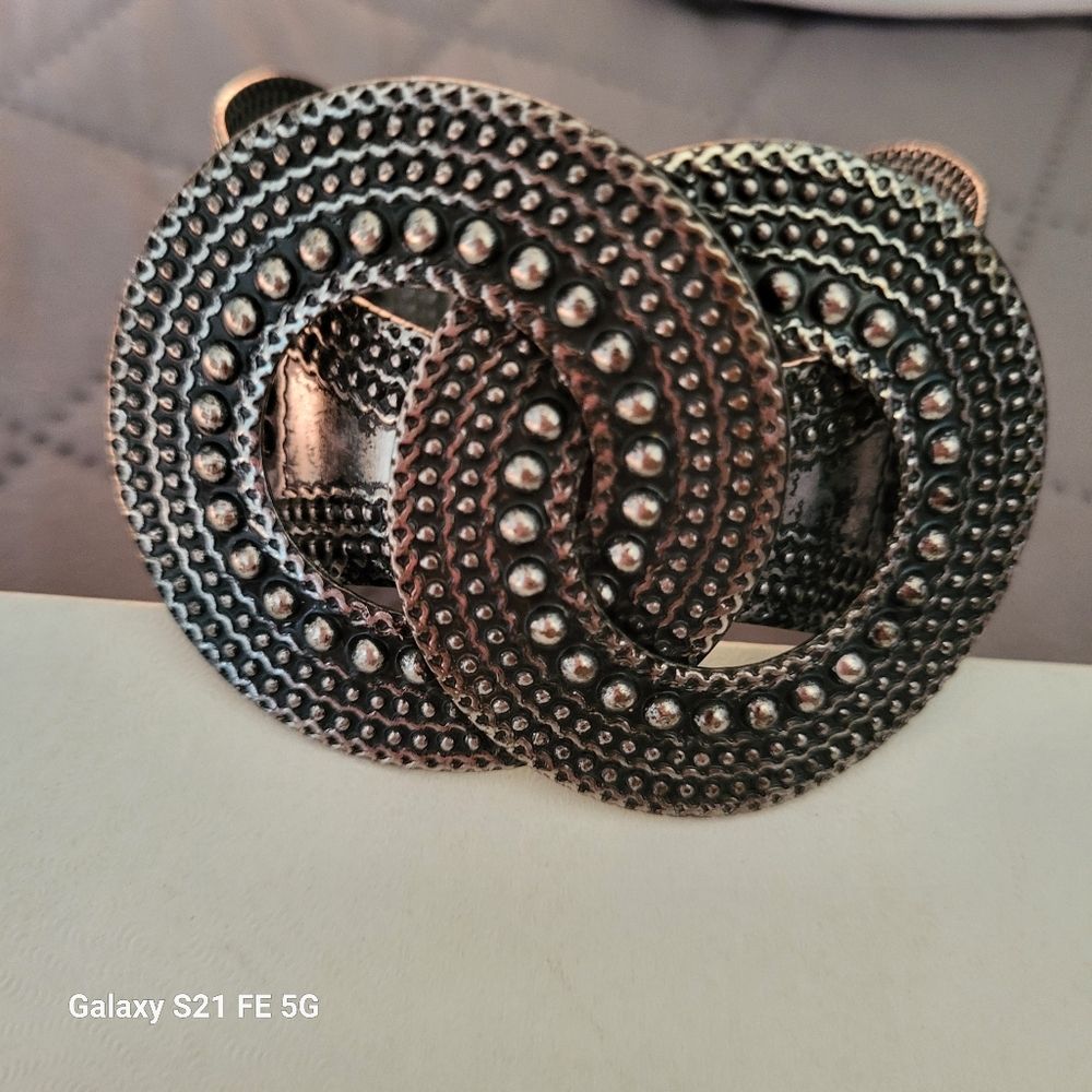 Silver Tone Cuff Bracelet
